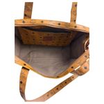 MCM Vintage  Cognac Visetos Tote Bag Made in Germany Coated Canvas Shopper Photo 9