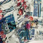 Tolani  Multi Colored Floral Print Cape Womens M Swimsuit Coverup Beachy Vacation Photo 9