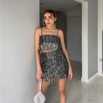 ZARA SEQUIN CROP TOP Photo 2