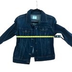 Old Navy Women's Dark Wash Blue Denim Jacket Classic Button Front Size Small Photo 5