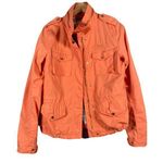 COOGI Jacket Womens Size M Orange Studded Hood Casual Full Zip Australia Cotton Photo 0