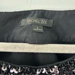 Rachel Zoe Irene Irena Black Silver Sequins Shift Dress Large Photo 4