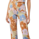 Show Me Your Mumu Show Me Your Mumu Jacksonville Cropped Jumpsuit Retro Floral Hippie Women's XXL Photo 0