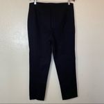 DKNY Faux Leather Trim Straight Dress Pants 12 NWT Photo 4