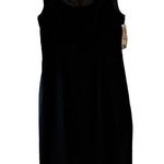 Charter Club Womens Little Black Dress Scoop Neck Sleeveless Dress, Size 10 NWT Photo 0