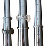 Lot of 5 Fashion Rings: Wired Wrapped, Wood & Glass Photo 11