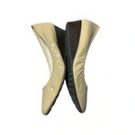 Cole Haan Patent Leather Wedge Heels Tan Photo 3