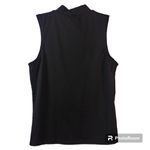 Olivia Rae  Black Simple Mock Neck Sleeveless Top Size M Photo 1