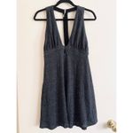 Free People Dance of the Night Black Metallic Cut Out Backless Dress Photo 4