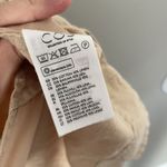 COS  US Size 2 EU 32 Tan Short Sleeve Cotton Linen Blend Dress Photo 4