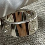 Gucci New Sterling Silver 925 Logo Cutout Ring - Authentic G Logo Ring/6.75 Photo 0