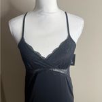 NWT INC International Concepts Black Chemise with Spaghetti Straps Size XS Photo 2