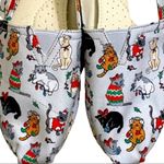 Toms  Christmas Cats 6 Festive Holiday Slip On Shoes Photo 2