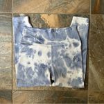 Kensie  Blue and White Tie-Dye Leggings Women’s Size Large Photo 8