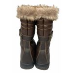 Sporto Womens Brown Faux Leather Side Zip Faux Fur Trim Boots Thermolite Size 9M Photo 8