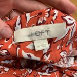 Loft Ann Taylor  Floral Dress‎ Womens Size Medium 3/4 Sleeve Casual Spring Fall Photo 4