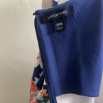 Lands' End Land’s End Women’s Plus Size 20W Floral Sheath Dress Blue Pockets Scoop Neck Photo 12