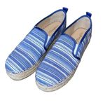 J. McLaughlin J. McGlaughlin Multi Striped Blue White Canvas Espadrilles Size‎ 7 Photo 0