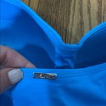 Anne cole  Twist-Front Ruched Tankini Top Swimsuit Blue Size XL‎ NWT Photo 4