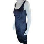 Tahari  Womens 6 Black Sleeveless Sheath Midi Cocktail Dress Lined Formal Photo 82