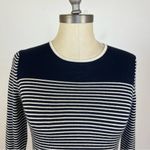 Brooks Brothers  Red Fleece Blue Stripe Wool Sweater Photo 2