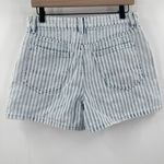 Faherty Topsail Shorts Size 28 Denim Jean Stripes Faded Cotton Blend Indigo Dyed Photo 2