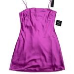 Lulus Chic Allure Purple Satin Lace Photo 3