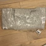 Topshop NEW Women's L Chunky Knit Sweater Boxy Cropped Turtleneck Roll Neck Gray Photo 3