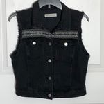 H&M Coachella Collection Festival Denim Vest Small Photo 0