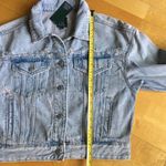 Wild Fable Cropped, Slightly Distressed, Jean Jacket, Light Blue, Size XS, NWT Photo 10