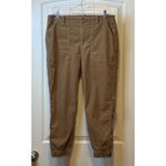 Banana Republic Banana‎ Republic Corduroy Cargo Pants Jogger Ankle Zip Women 10S Workwear # Photo 1