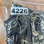 Draper & Damons Womens Tiered Midi Skirt L Black Cream Paisley Boho Cottagecore Size L Photo 6