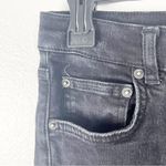 Reformation  Organic Cotton Blend Black Wash High Rise Skinny Jeans, Size 28 Photo 12