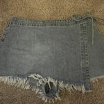 Wrap jean skort Size M Photo 0