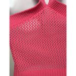 ZARA Bandeau Crochet Halter Crop Top Boho Barbie Pink Festival Summer Small Photo 6