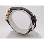 Christian Dior x Bulova women’s retro vintage black/silver watch with blue face Photo 5