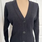 Madewell  Blake Waisted Black Merino Wool V-Neck Cardigan Sweater NM616 Sz XS Photo 1