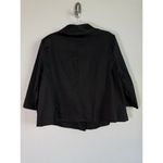 Cato  Women’s Size 18/20W Black 3/4 Sleeve Lightweight Blazer Jacket‎ Big Buttons Photo 2