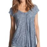 Chico's Chico knit top striped blue women size 2 Photo 1
