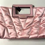 Victoria's Secret Victoria Secret Bombshell Satin Chevron Bag Blush Pink NWT Photo 2