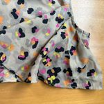 Attention  Leopard Animal Print Ruffle Sleeve Top in Tan/Orange/Pink - Size Small Photo 14