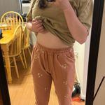 Cute Embroidered Sweatpants Size M Photo 0