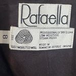 Rafaella Women's Plaid Double Breasted Blazer Gold Buttons Wool Blend Size 8 Photo 2