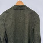 Coldwater Creek Blazer Jacket Womens 12 Green Wool Blend Lined Pockets Masters Photo 6