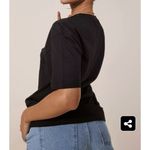 Pretty Little Thing PLT Petite Black Oversized Boyfriend T Shirt, size XS Photo 1