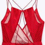 ZARA Red Polka Dot Mini Dress Photo 2