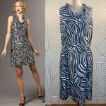 Kate Spade Kate Spade Dyan Woodblock Zebra Black White Dress Photo 1