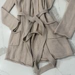 BCBGMAXAZRIA  Wool/Angora Blend Belted Knit Cardigan Sweater Women’s Small Cream Photo 1