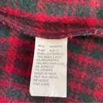 Woolrich Vintage  Women's Red & Black Plaid Wool Blend Full-Zip Jacket Photo 6