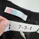 Free People  Beach Dress Womens Small Black Lace Mini Coverup‎ Photo 2